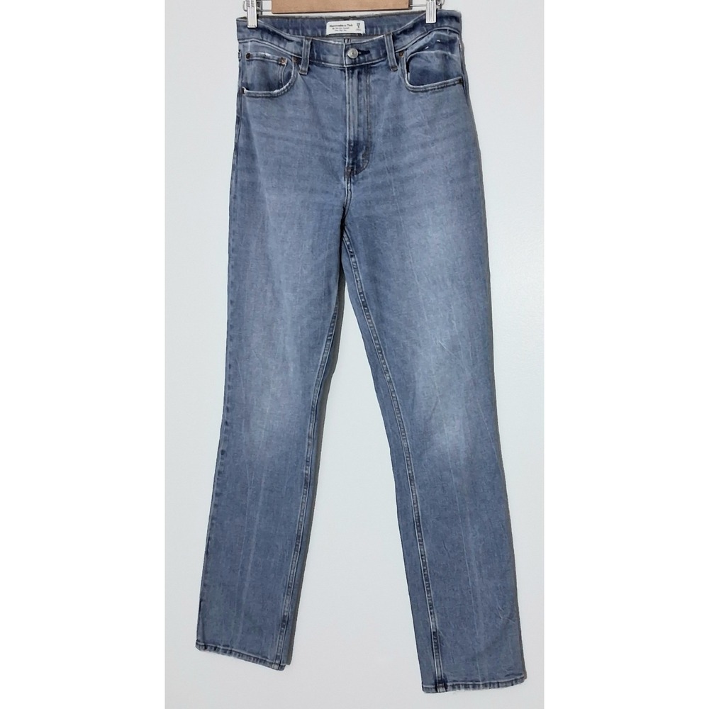 Abercrombie Fitch Jeans Size 29 Blue The 90s Slim Straight Ultra High Rise Preow
